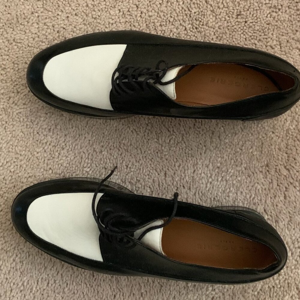 Robert Clergerie Two-Tone Platform Shoes - Picture 2 of 3